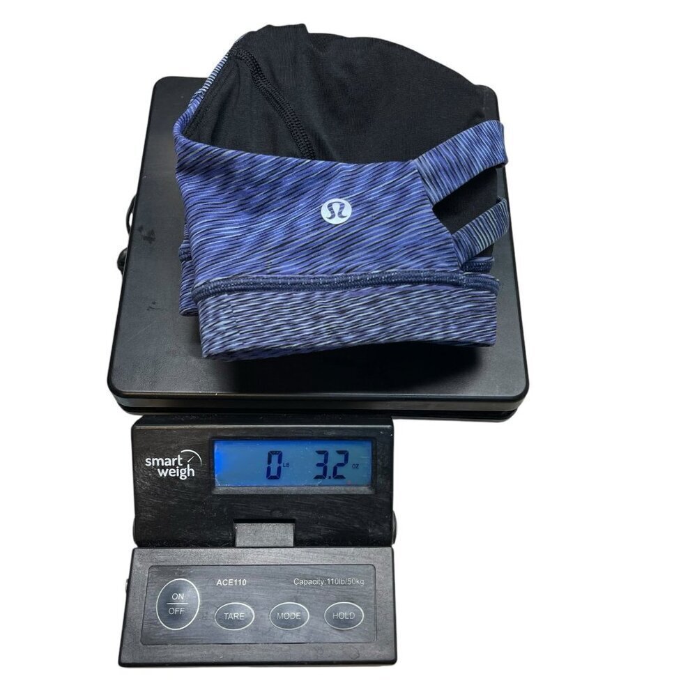 Lululemon Stash N’ Run Bra Size 4 Blue Black Gym Yoga Active Athletic Running - Picture 11 of 11